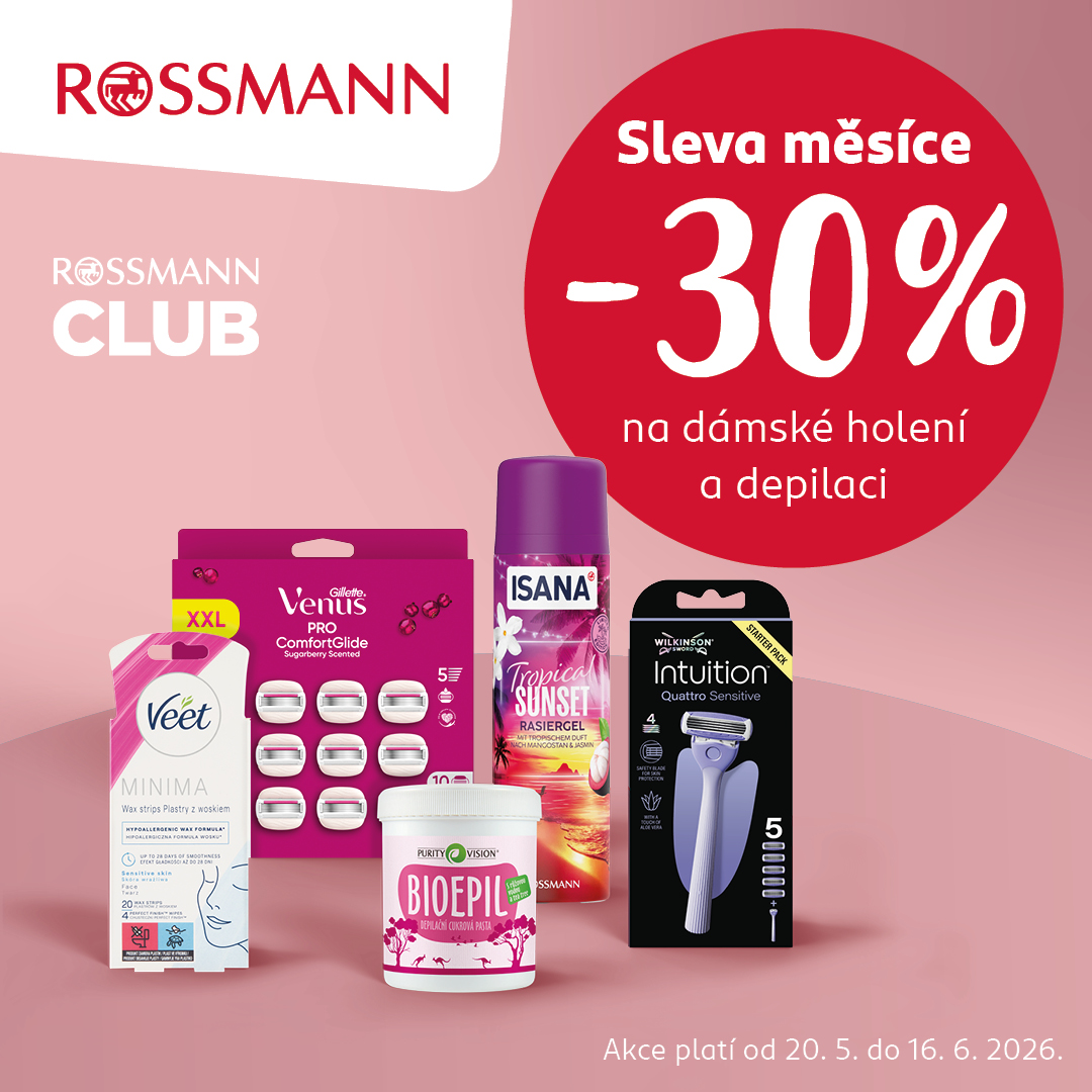 SLEVA MĚSÍCE V ROSSMANN CLUBU